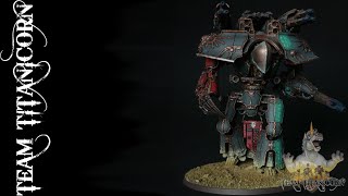 A brief look at Warlord Sinister Psi Titans  Adeptus Titanicus  Team Titanicorn englHD [upl. by Anicart]