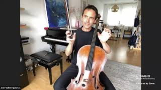 JeanGuihen Queyras Bach Cello Suites  Suite 2 Sarabande Hommage to Ingmar Bergman [upl. by Erbas]