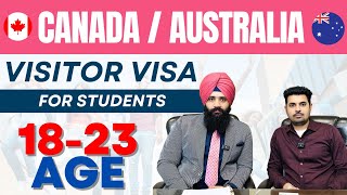 Australia Visitor Visa  Canada Tourist Visa for Age 1823 Years  Latest Update on Tourust Visa [upl. by Hauge]