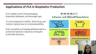 Application Of PHA amp PLA In Bioplastics Production [upl. by Gould442]