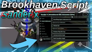 BEST Brookhaven Script Sander X Hub  Free Gamepass Admin Command Event Complete  Roblox Executor [upl. by Asirrak]