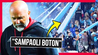 🤬 INSULTOS a SAMPAOLI previo al partido vs FLAMENGO de HINCHAS de RACING ► COPA LIBERTADORES [upl. by Arot]