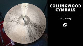 Collingwood Cymbals 20quot 1699g [upl. by Mirilla]