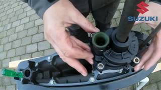 Suzuki DF140  how to replace the impeller [upl. by Anyalram]