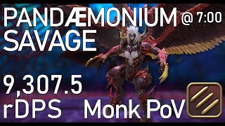 【FFXIV】P4s Hesperos II Clear  700 Monk PoV 93075 rDPS [upl. by Groark988]