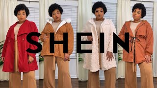 10 SHEIN PLUS SIZE 4X JACKETSCOATS HAUL  YULITA LEE [upl. by Lavery154]