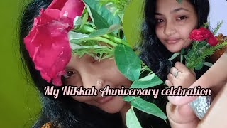 Happy Nikkah Anniversary my dear ❤anniversary couplegoals love [upl. by Brit]