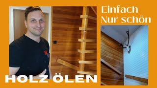 Holz richtig Ölen  Einfach nur Schön  AdlerLacke [upl. by Artemisa]