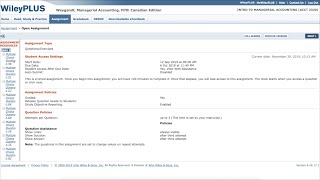 ACCT 2320  All WileyPLUS Online Assignments Complete [upl. by Neural]