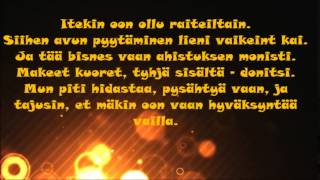 Brädi  Hätähuuto Feat Toni Wirtanen LYRICS [upl. by Nallac]