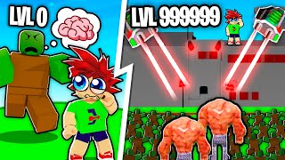 DEFESA LVL 100 PARA PROTEGER A VILA NO ROBLOX 😡 [upl. by Zelten]