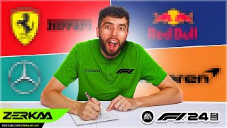 SIGNING FOR MY FIRST F1 TEAM F1 24 Career Mode 2 [upl. by Enomis]