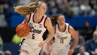 Paige Bueckers UConn womens basketball pregame Providence  1924 [upl. by Dobb681]