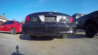 2010 Crown Vic Police Interceptor muffler delete [upl. by Evangelin]