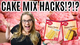 5 INCREDIBLY BRILLIANT Boxed Cake Mix Hacks  Dessert Recipes that are SUPER EASY amp Delicious [upl. by Felicie377]