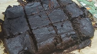 Dark Chocolate Brownie  Whole Wheat Brownie  No Maida  Eggless Brownie [upl. by Anoerb]