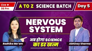 Nervous system  Science  A to Z Batch  Day 5  By Radhika maam [upl. by Columbine]