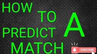 HOW TO PREDICT A MATCH THROUGH CIL IPL 2021 [upl. by Lourie426]