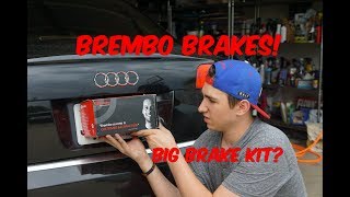 Installing Brembos on Audi A4 [upl. by Craw]