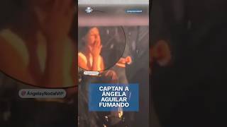 Video de Ángela Aguilar fumando en concierto de Nodal descarta rumores de embarazo shorts [upl. by Ihsorih395]