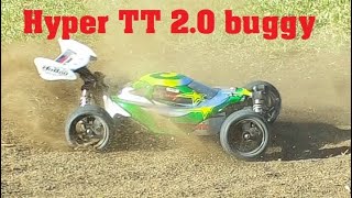 bashing a 110th buggy was surprisingly fun  hobao hyper TT 2 0 as 110th buggy 3s [upl. by Couhp]