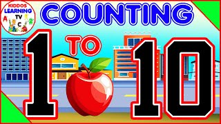 Preschool Learning Numbers 1 to 10  Learning Numbers For kids 1 to 10 for kids Plaz subscribers [upl. by Birchard]