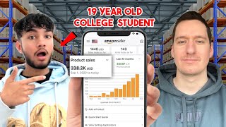 How Dev Sells 100000 Per Month As A FullTime College Student  Amazon FBA Wholesale [upl. by Birch458]