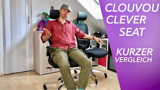 Clouvou CleverSeat ergonomischer Bürostuhl  Kurzer Vergleich amp Übersicht [upl. by Araes79]