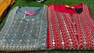 Branded kurtis shop in chickpet Bangalore👗💃 leggings avassa fusion dhuni kurtis S to 5XL [upl. by Nunciata114]