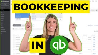 How to do a full month of bookkeeping in QBO full tutorial [upl. by Yrekaz]