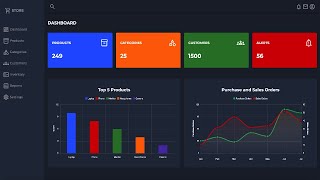 HTML CSS JavaScript Tutorial for Beginners  Build Admin Dashboard From Scratch [upl. by Ainollopa]