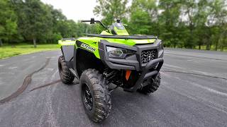 Arctic Cat Alterra 600 First Ride Impressions [upl. by Meid]