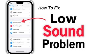 How To Fix Iphone Speaker Too Low Sound🔊Iphone Volume Low  How To increase volume on iPhone [upl. by Lehar]