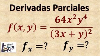 Derivadas parciales con la regla del cociente [upl. by Primalia757]