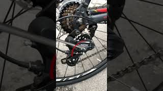 Cycle Rear Derailleur Chain Drop Problem Fix At Home Made Easy shorts [upl. by Snashall]