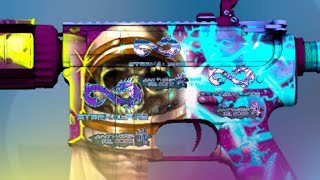 M4A4  Desolate Space Sticker Combinations  CSGO [upl. by Arataj]