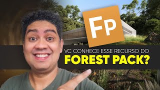 Como distribuir vegetação no 3ds Max com o Forest Pack   DICA MATADORA [upl. by Aicella410]