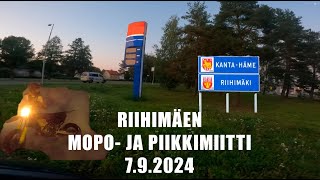 RIIHIMÄEN MOPO JA PIIKKIMIITTI 792024  LIIDERÖINTIÄ [upl. by Iralav340]