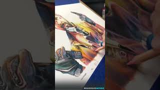 Process video for drawing of Ryan Gosling in The Fall Guy [upl. by Earas175]