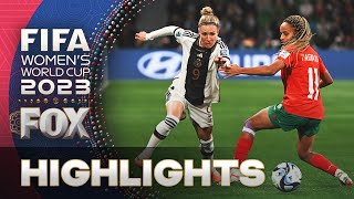 Germany vs Morocco Highlights  2023 FIFA Womens World Cup [upl. by Paluas]