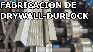 LATAMSTEEL  CONFORMADORA DE PERFIL DURLOCK DRYWALL TABLAROCA MONTANTES Y SOLERAS [upl. by Gallager]