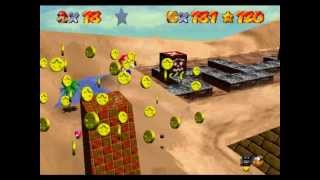 SM64  Shifting Sand Land  255 Coins [upl. by Robbyn]