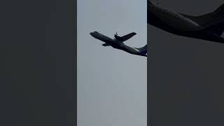 Landingtakeoff aviation atr plane spotting  INDORE airport short video [upl. by Netta]