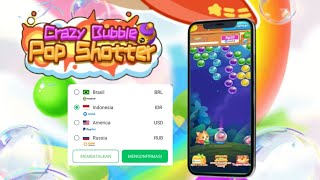 cuman main game dapat uang gratis CrazyShooter103 Aplikasi tahun 2024 [upl. by Annazus689]