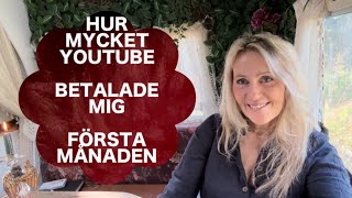 Det fungerar faktiskt att få betalt av det arbete man gör på Youtube Jag berättar 😊 [upl. by Kai]