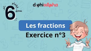 Exercice corrigé  Fractions 6ème [upl. by Rohclem]