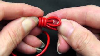 Sliding Knot Tutorial  LeftRight Handed [upl. by Rains653]