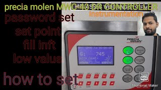 precia molen mwc 40DR controller set point value set [upl. by Saum]