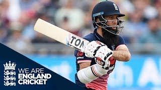 Moeen Alis 53Ball ODI Century  Extended Highlights [upl. by Tuddor]