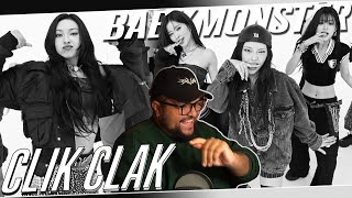 BABYMONSTER CLIK CLAK PERFORMANCE VIDEO REACTION  THE BIAS LINE ATTACK IS CRAZY 🤩 [upl. by Ahgiel924]